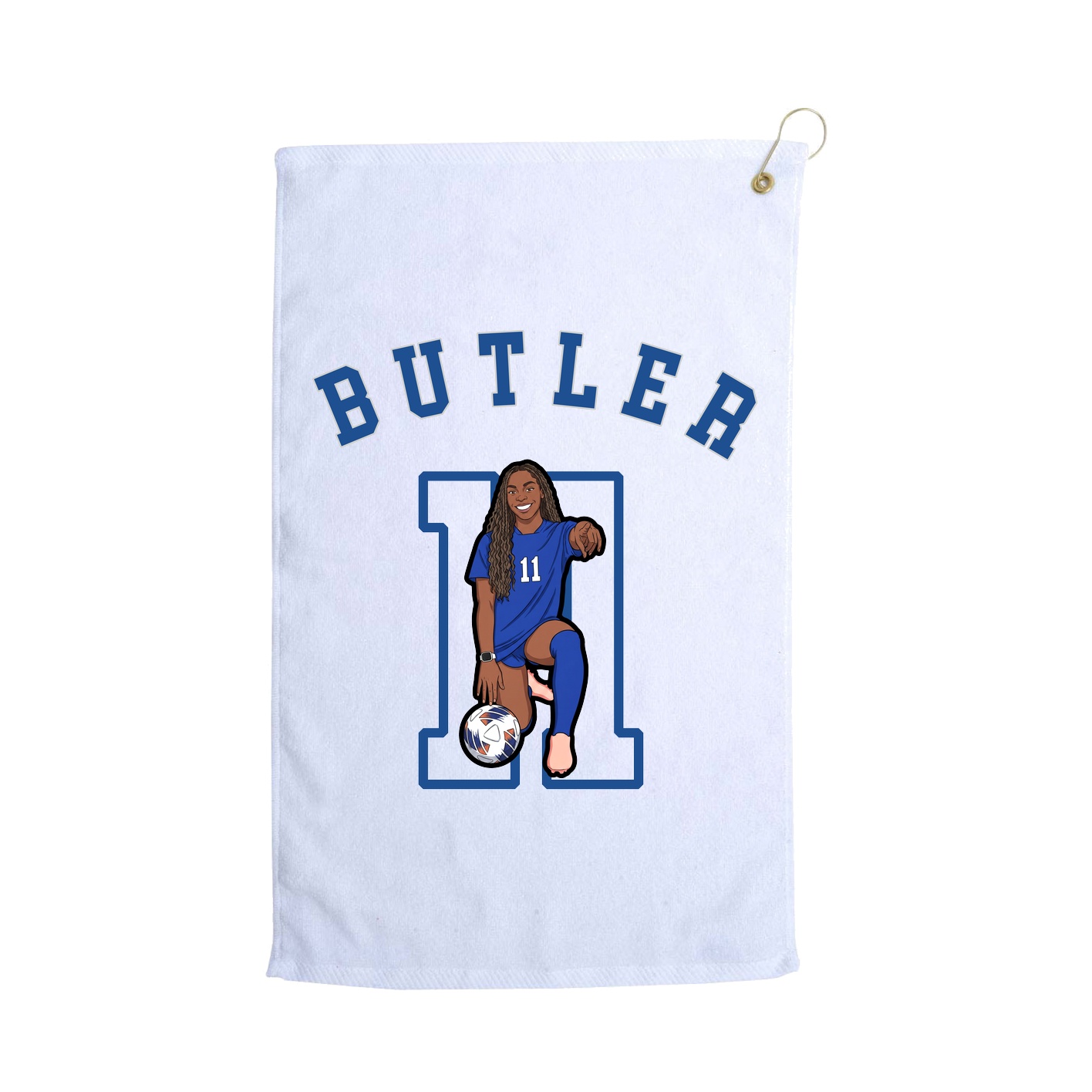 Golf Towel — Shirsey Arch in White