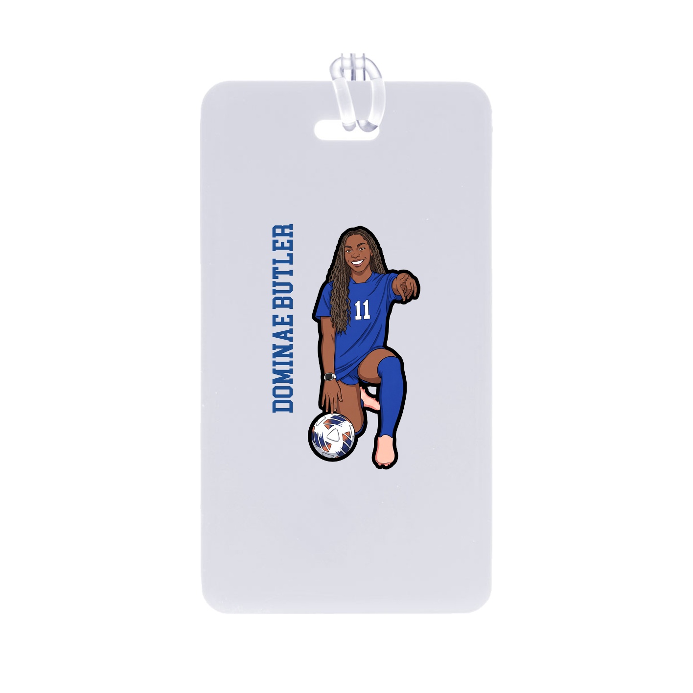 Bag Tag — Name Vertical in Classic