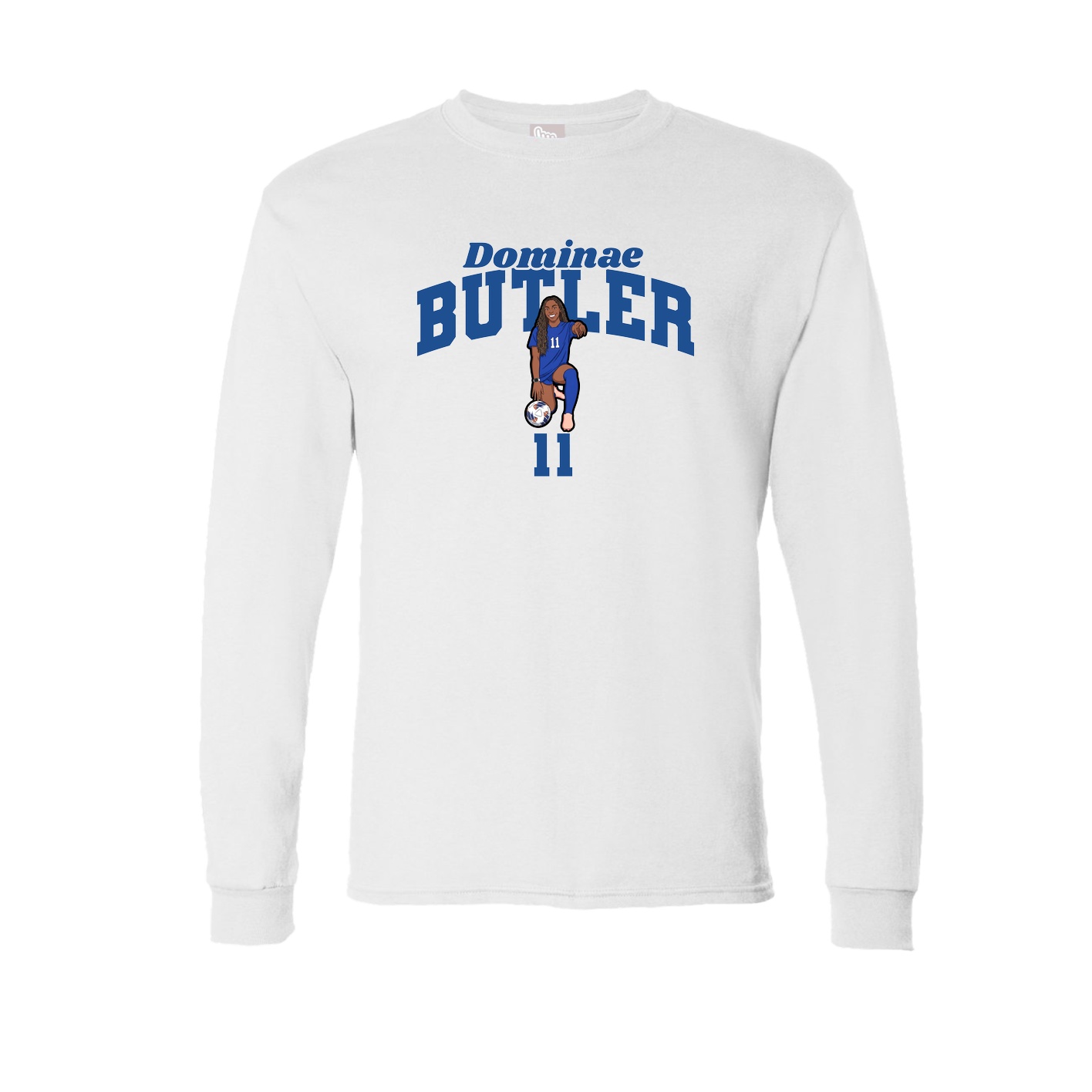 Long Sleeve Tee — Signature Arch in White