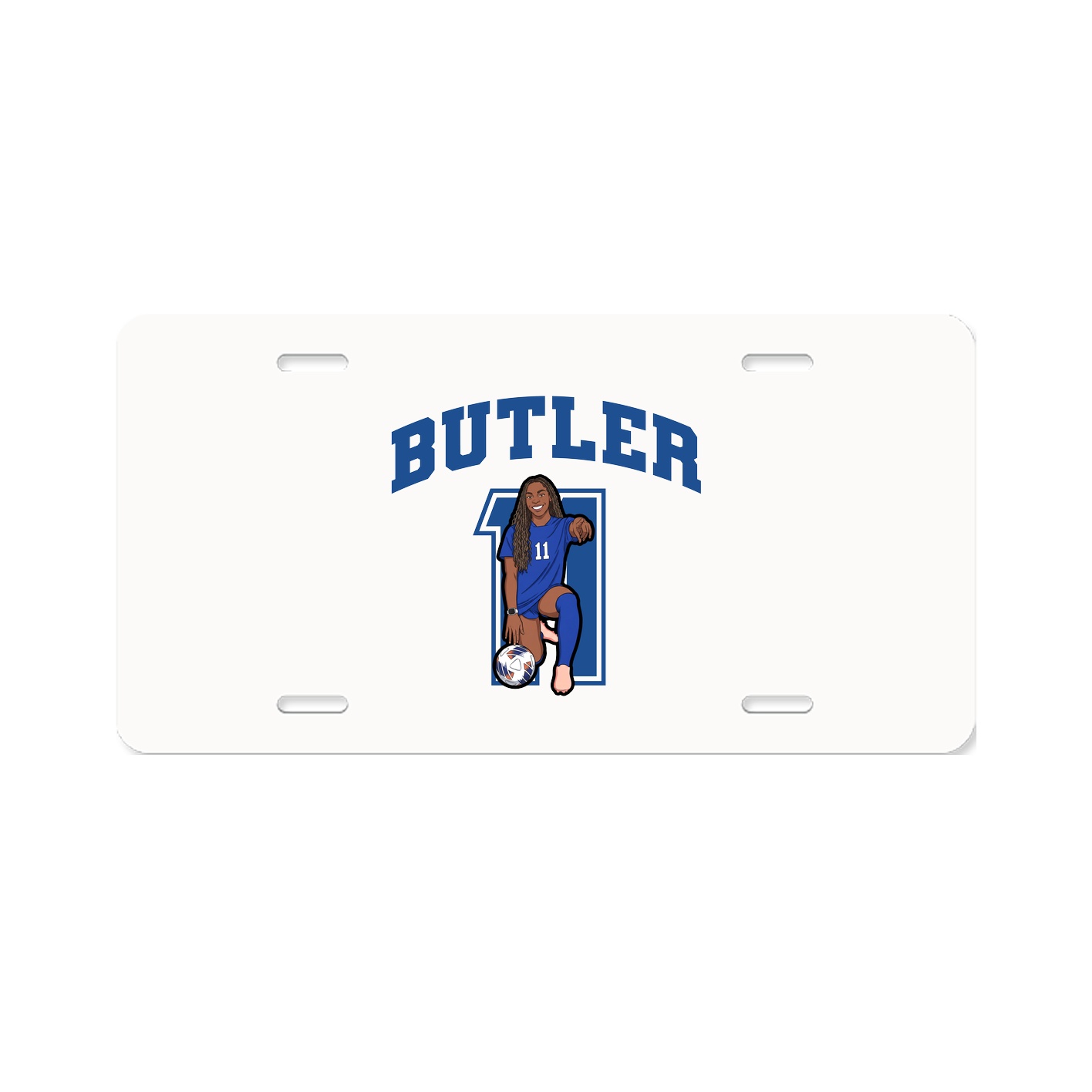 License Plate — Number in Classic