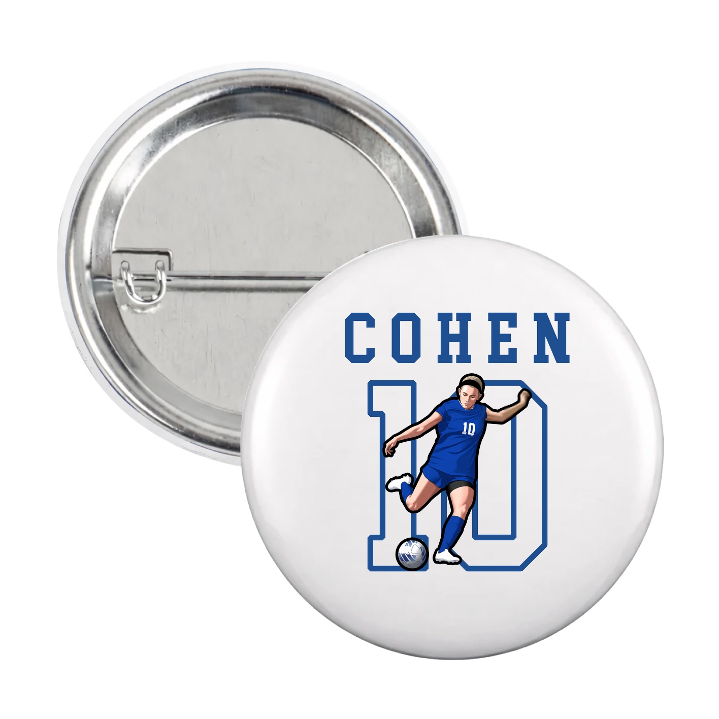 Game Day Button — Shirsey in White