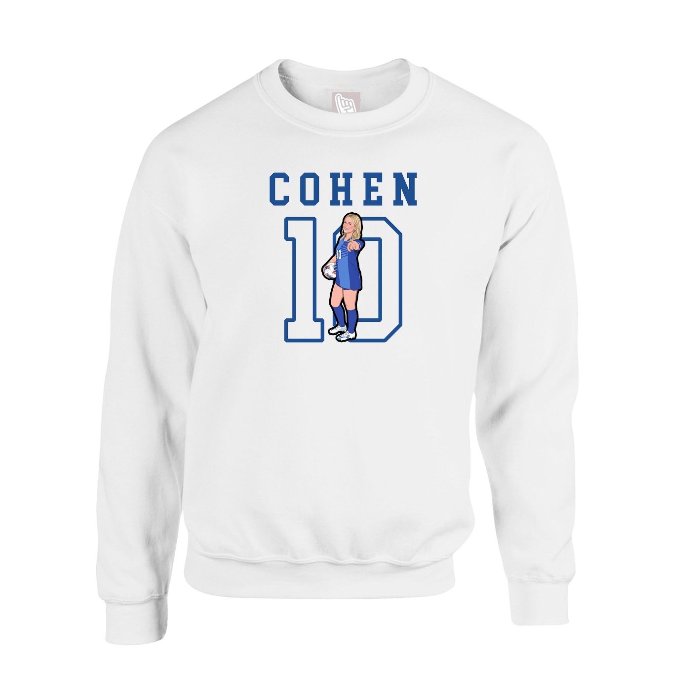 Fleece Crew — Shirsey in White