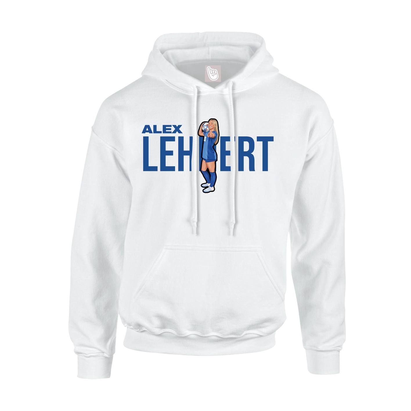 Hoodie — Player Name in White