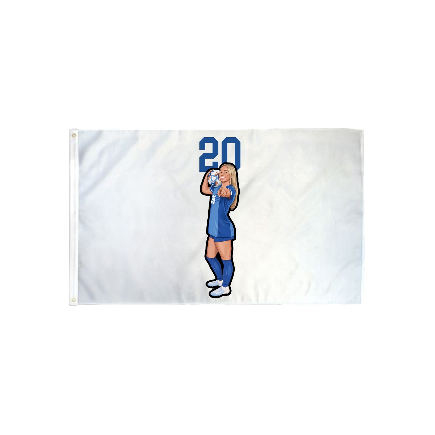 3x5 Flag — Number Top in Classic