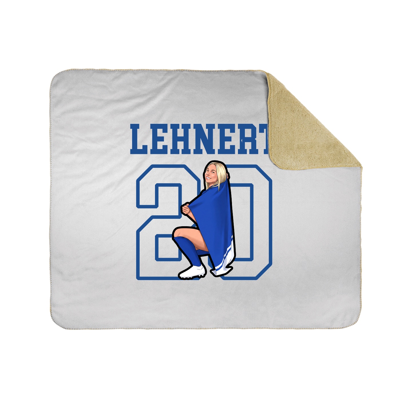 Throw Blanket — Shirsey in White