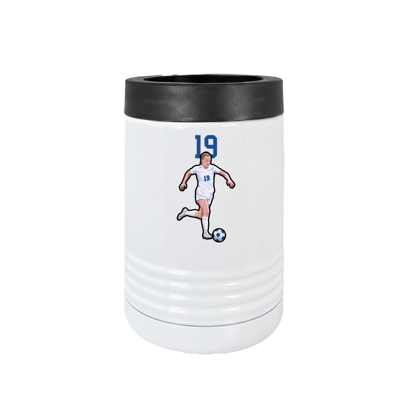 Beverage Holder — Number Top in White