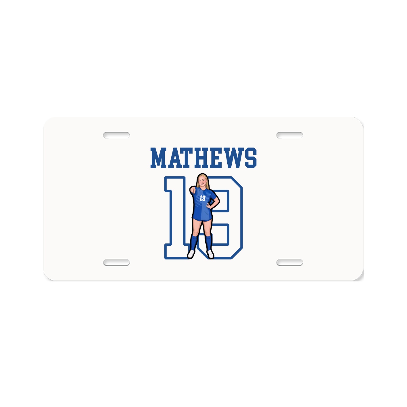 License Plate — Shirsey in Classic