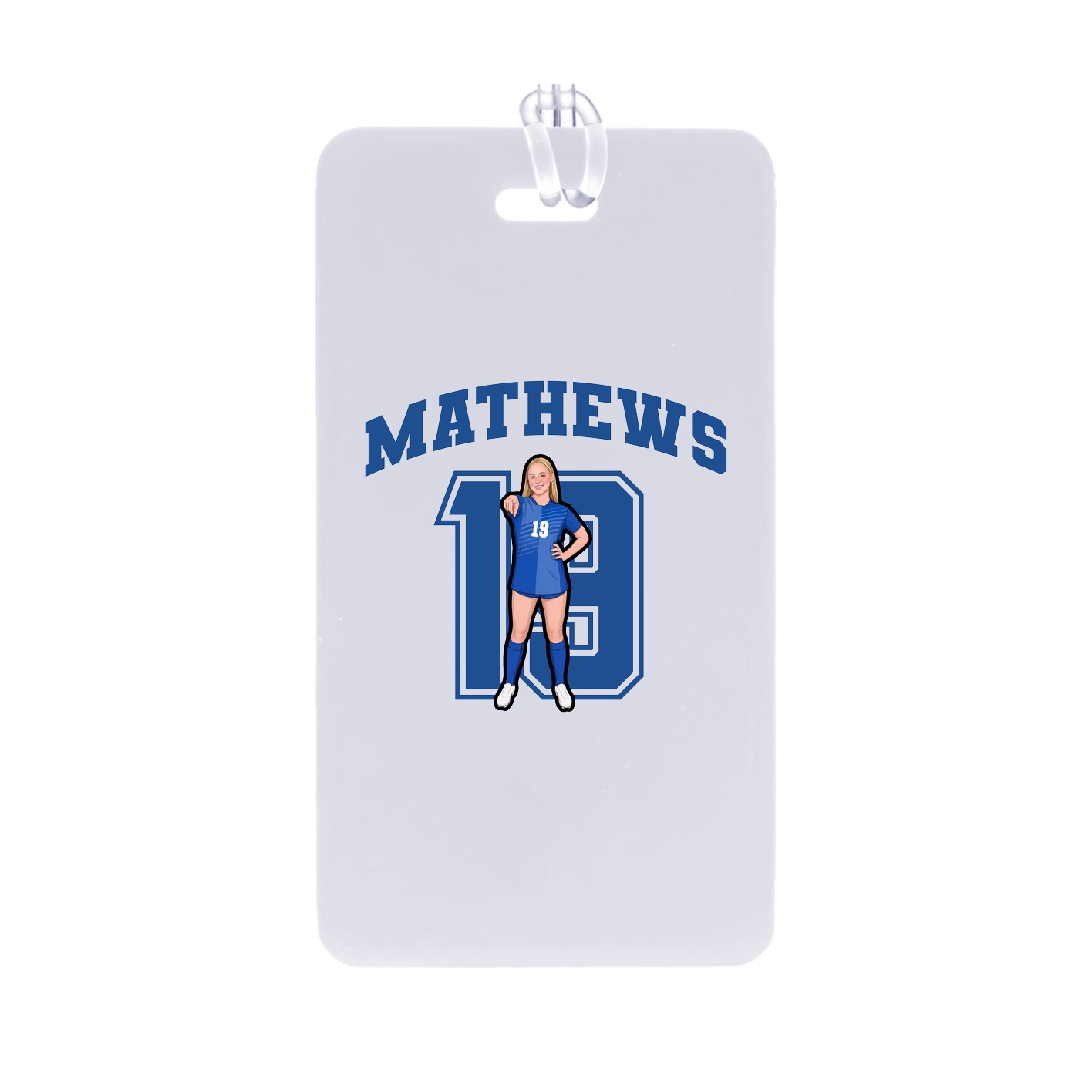 Bag Tag — Number in Classic