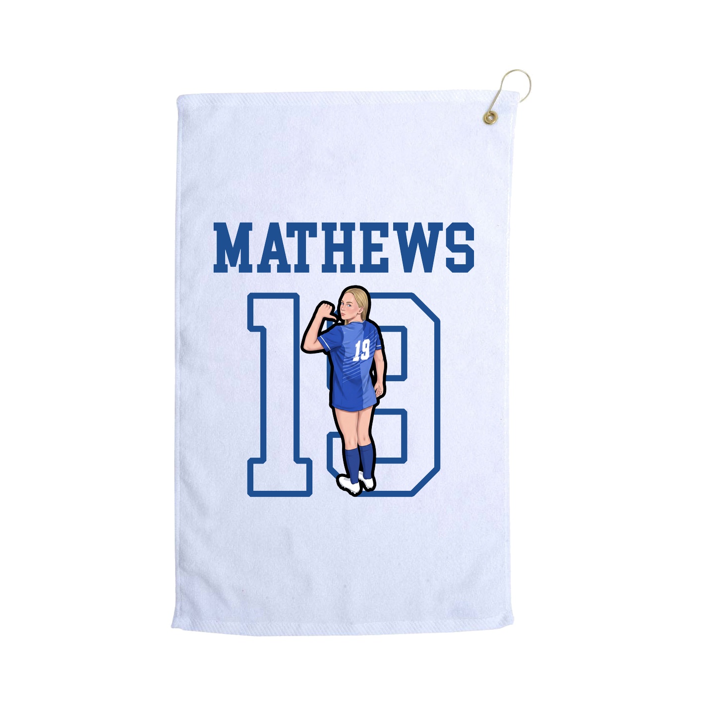 Golf Towel — Shirsey in White