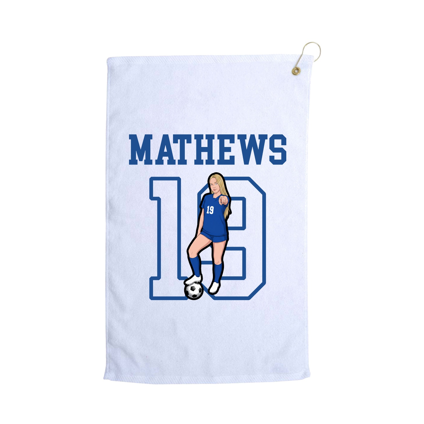 Golf Towel — Shirsey in White