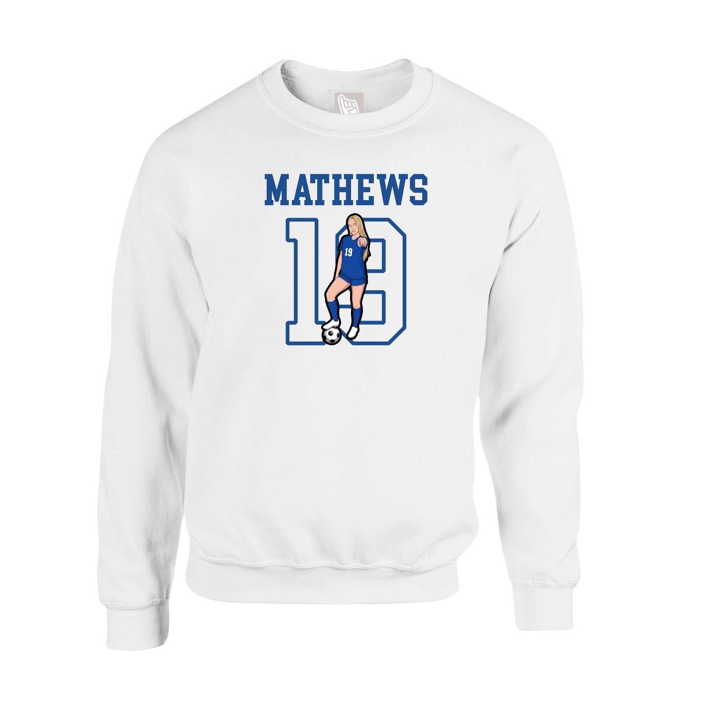Fleece Crew — Shirsey in White