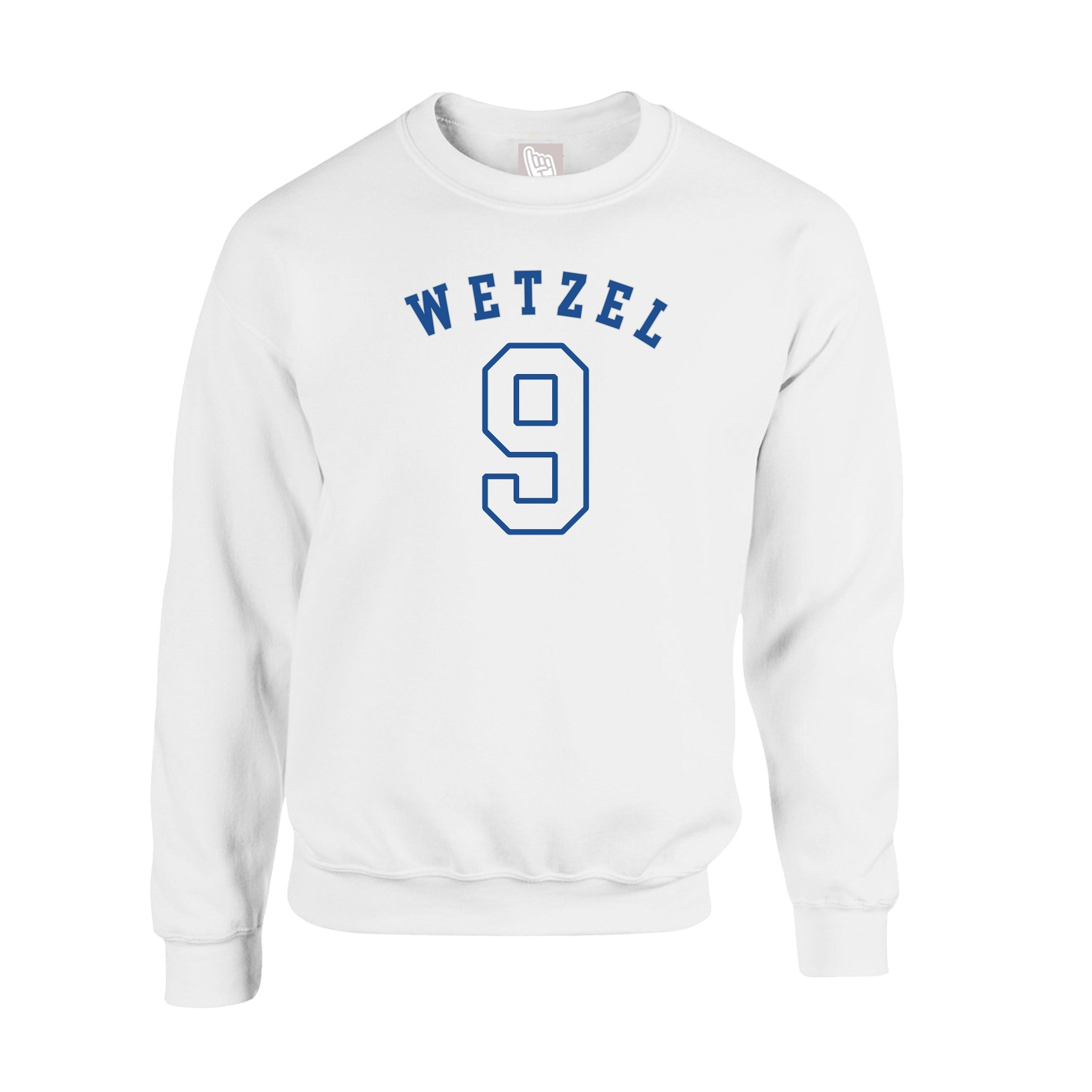 Fleece Crew — Shirsey Arch in White