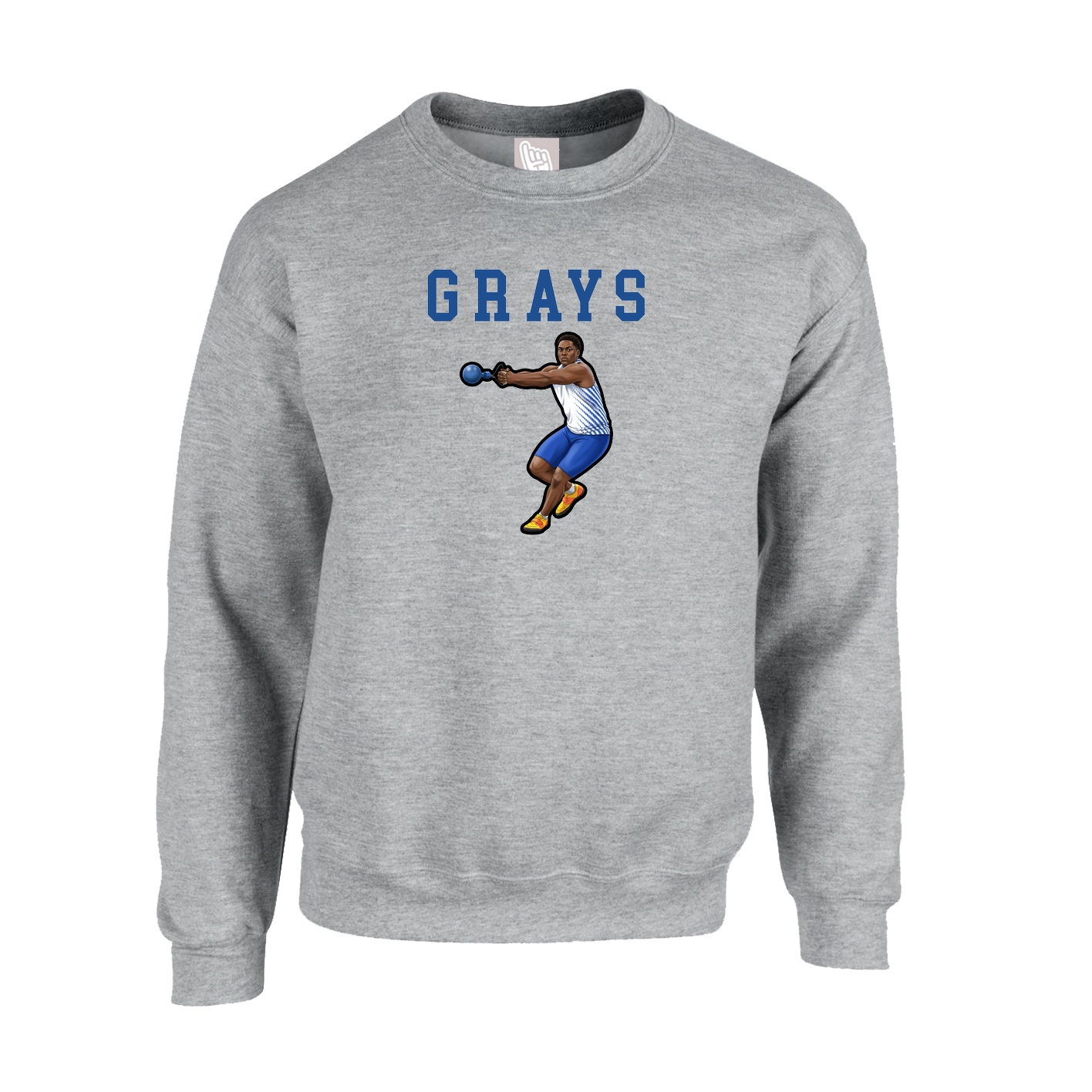 Fleece Crew — Shirsey in Grey