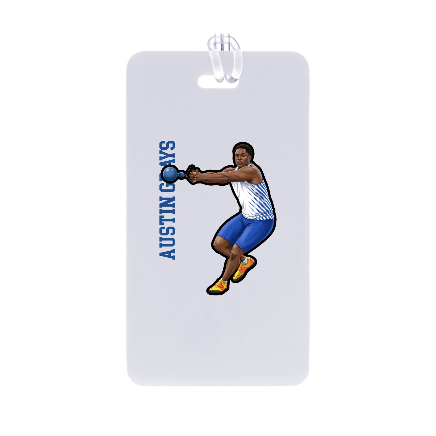 Bag Tag — Name Vertical in Classic