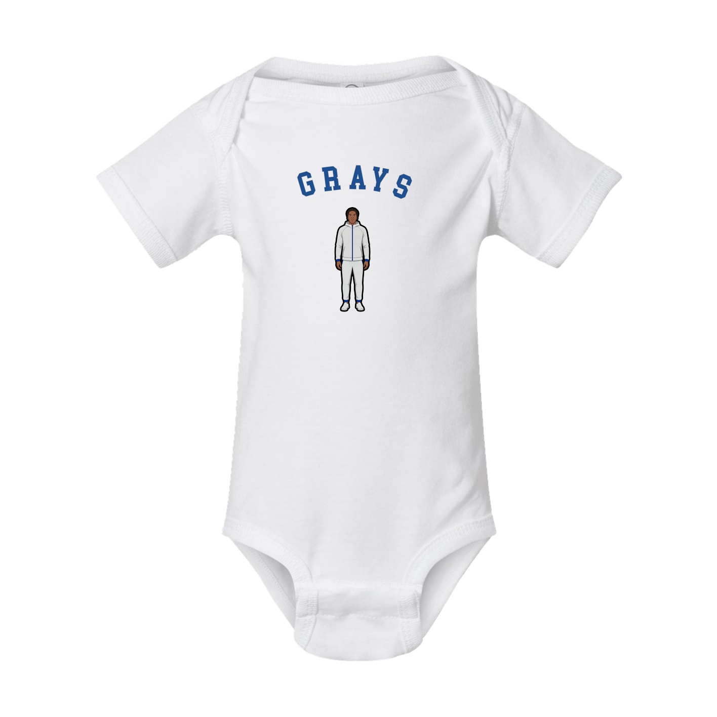 Baby Onesie — Shirsey Arch in White