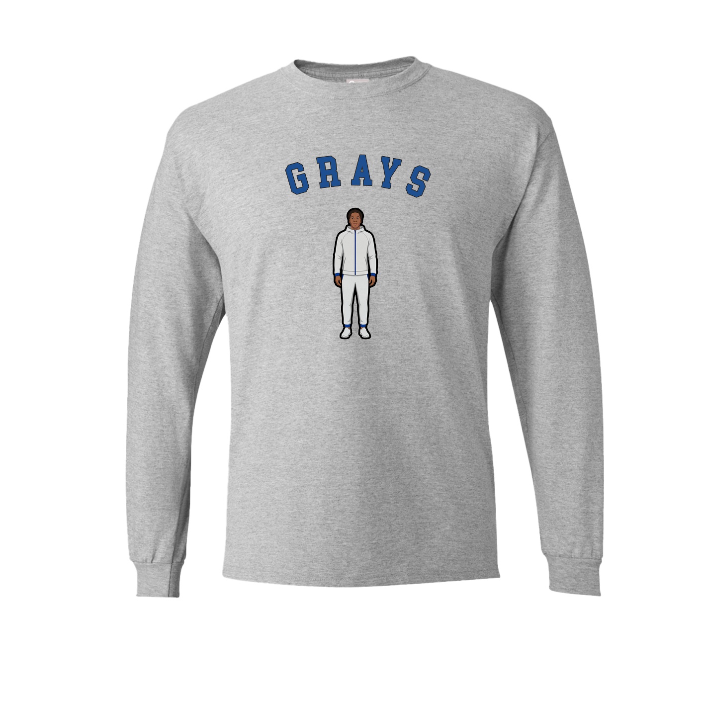Long Sleeve Tee — Shirsey Arch in Grey