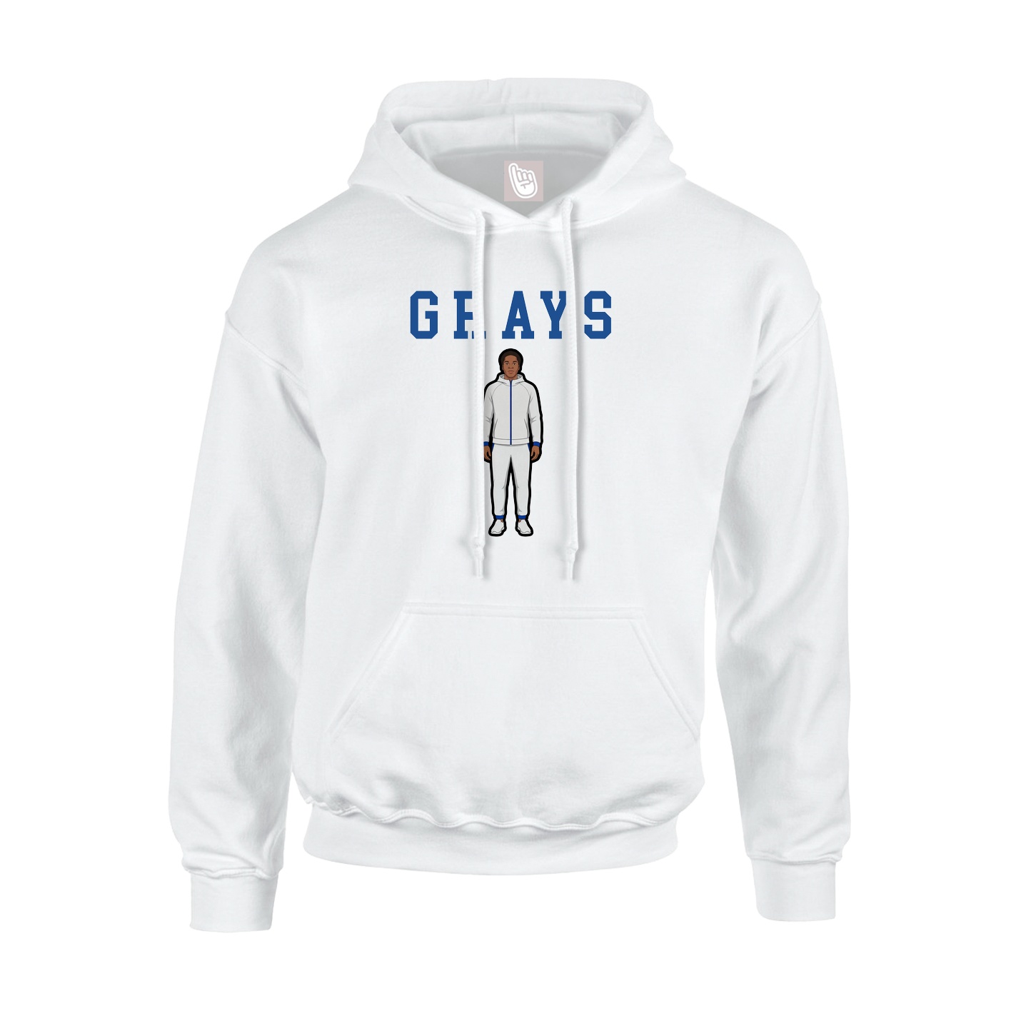 Youth Hoodie — Shirsey in White