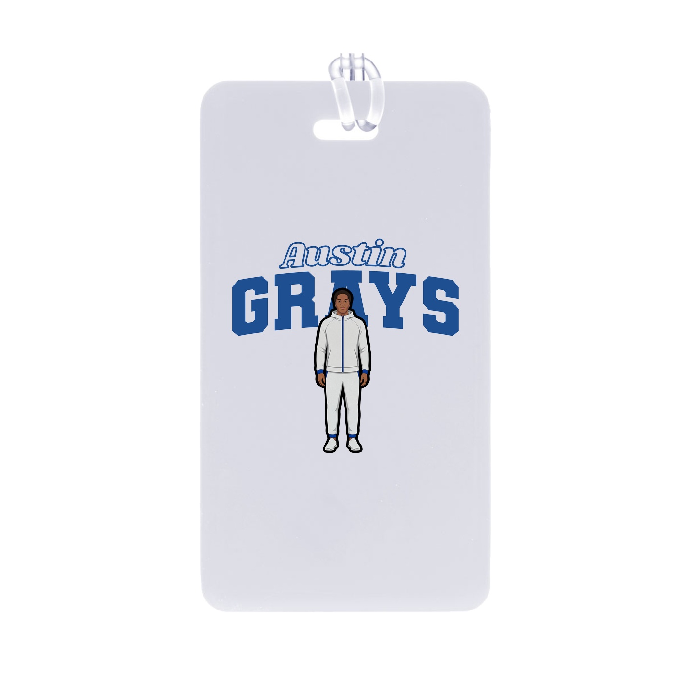 Bag Tag — Name Arch in Classic