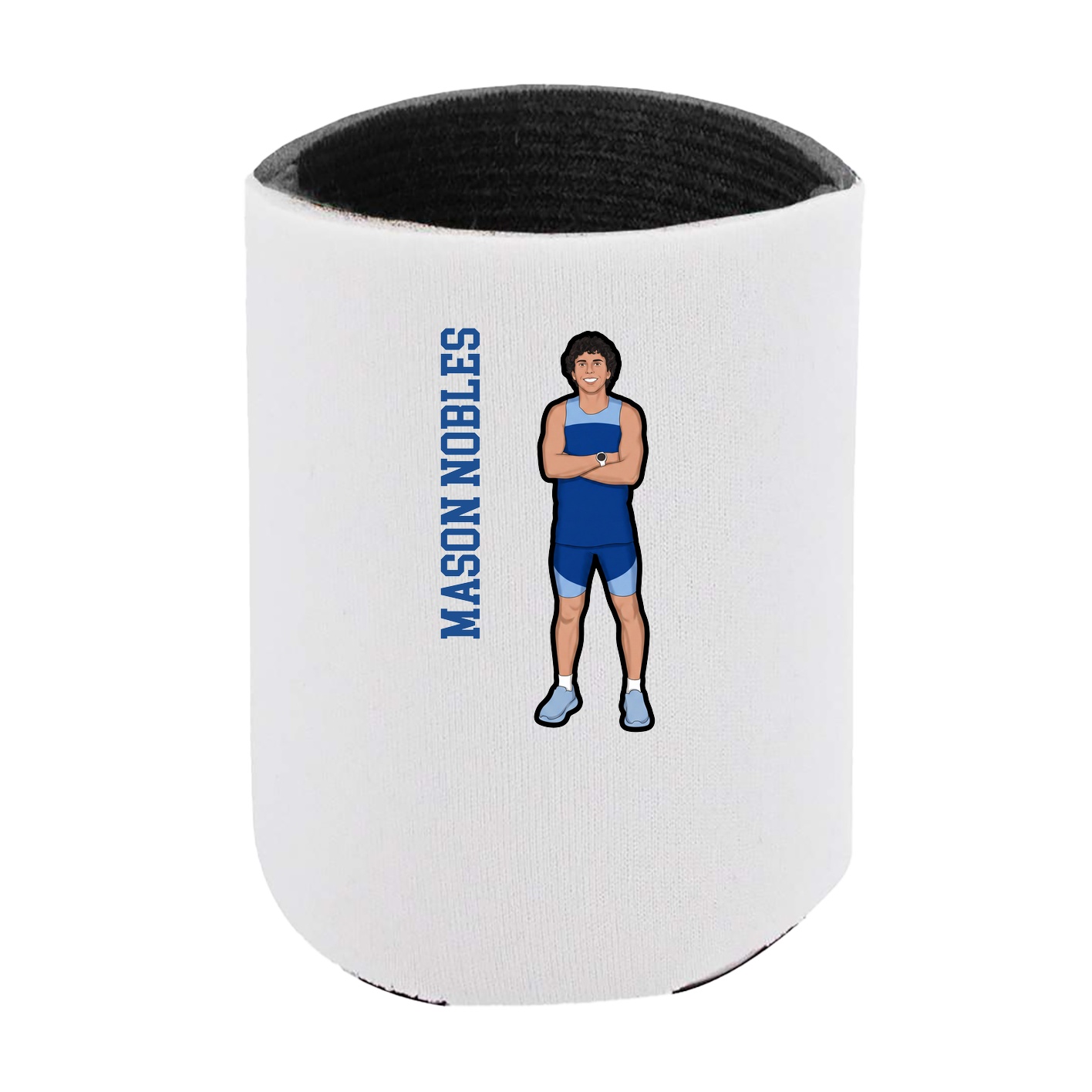 Can Holder — Name Vertical in White