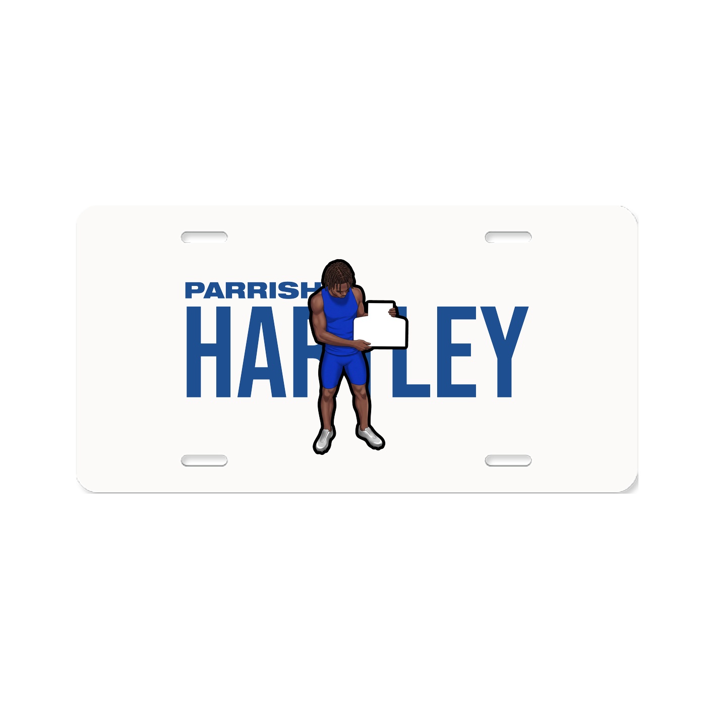 License Plate — Player Name in Classic