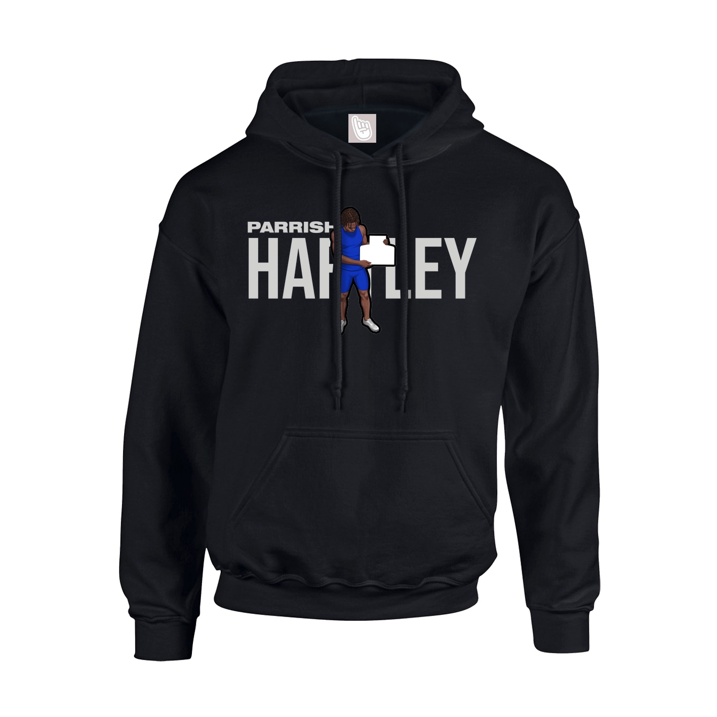 Youth Hoodie — Player Name in Black