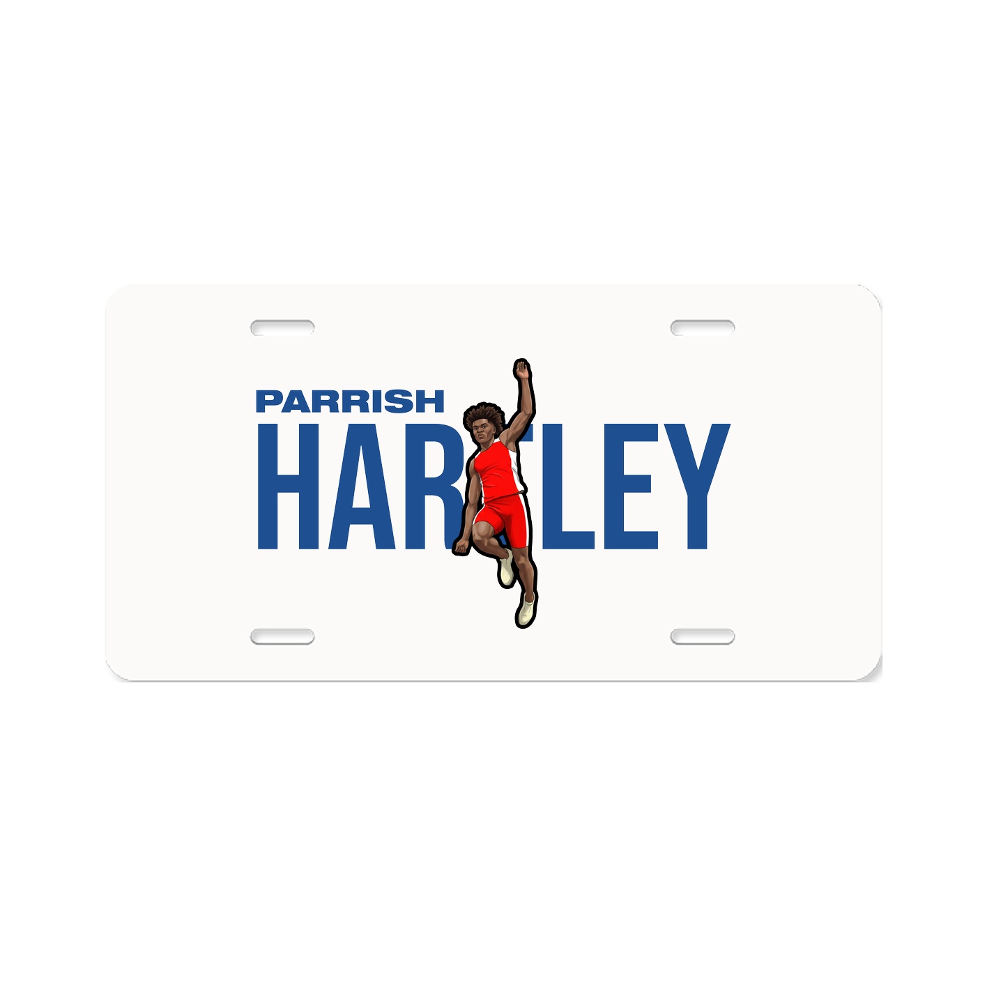 License Plate — Player Name in Classic
