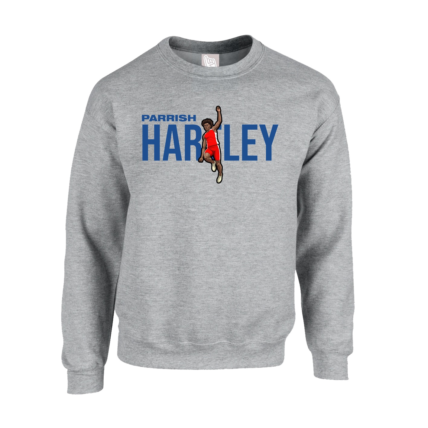 Fleece Crew — Player Name in Grey