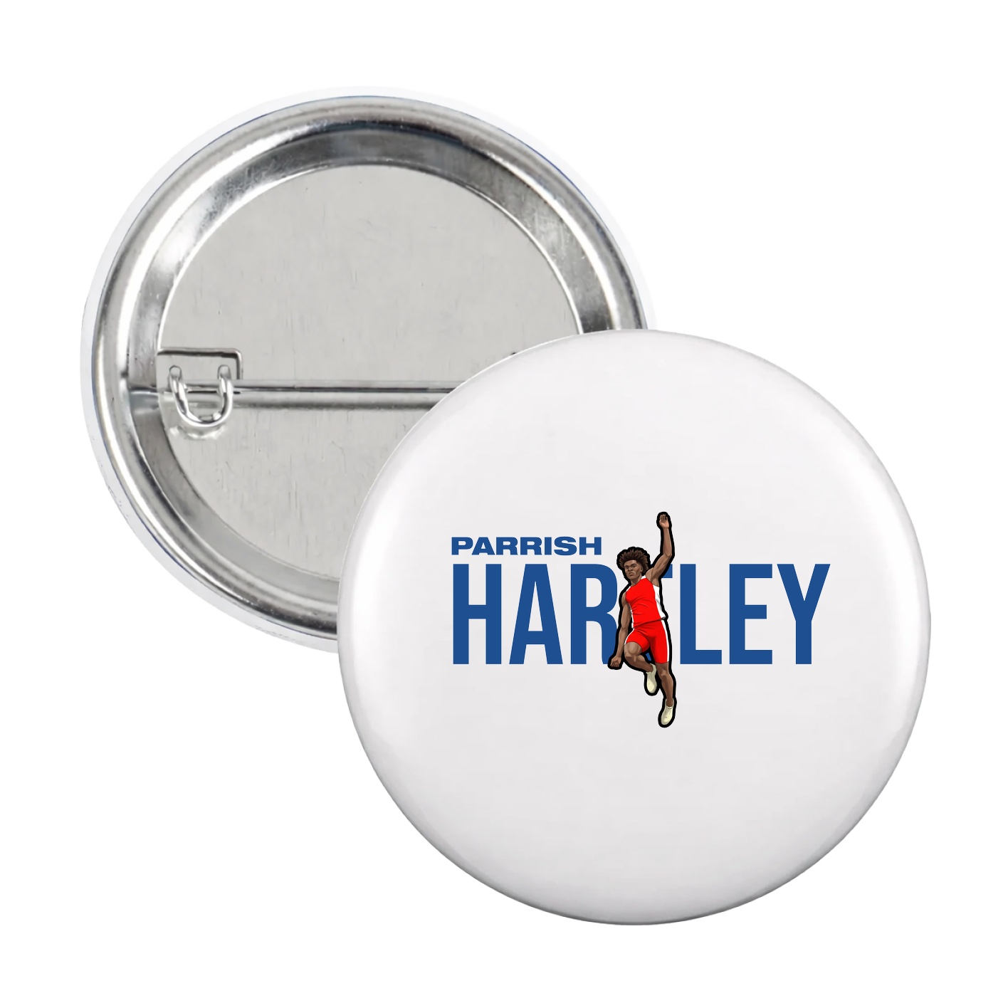 Game Day Button — Player Name in White