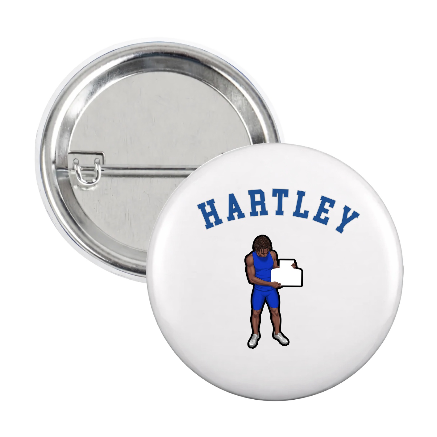 Game Day Button — Shirsey Arch in White