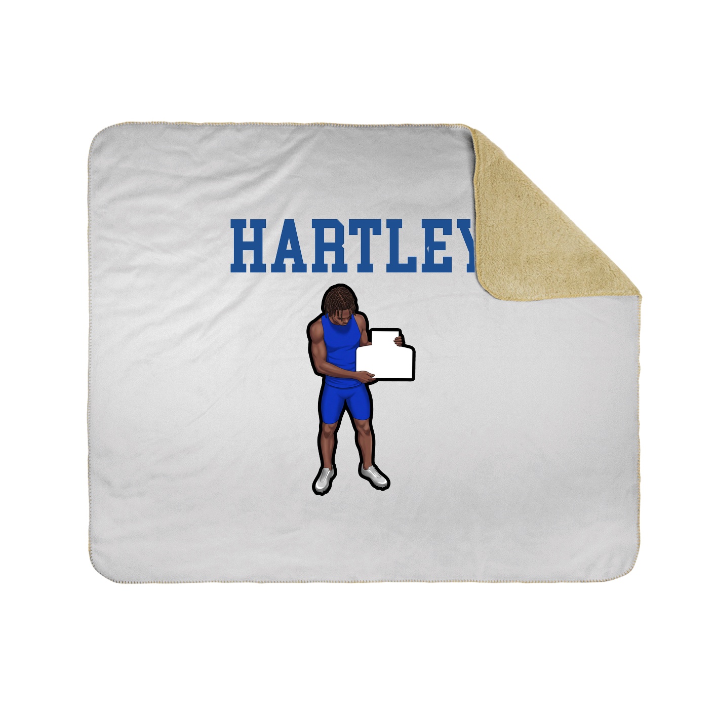 Throw Blanket — Shirsey in White