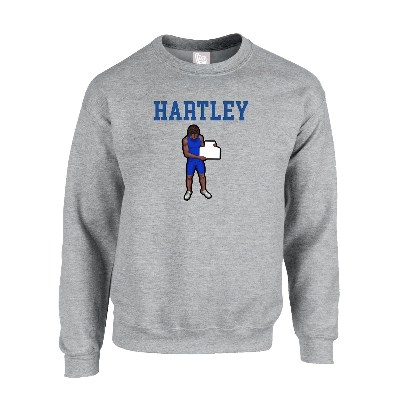 Fleece Crew — Shirsey in Grey