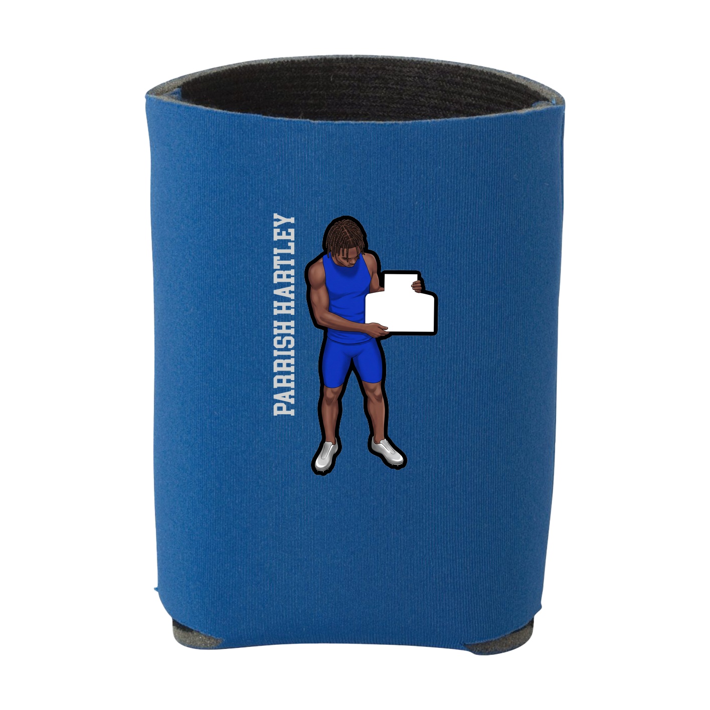 Can Holder — Name Vertical in Royal