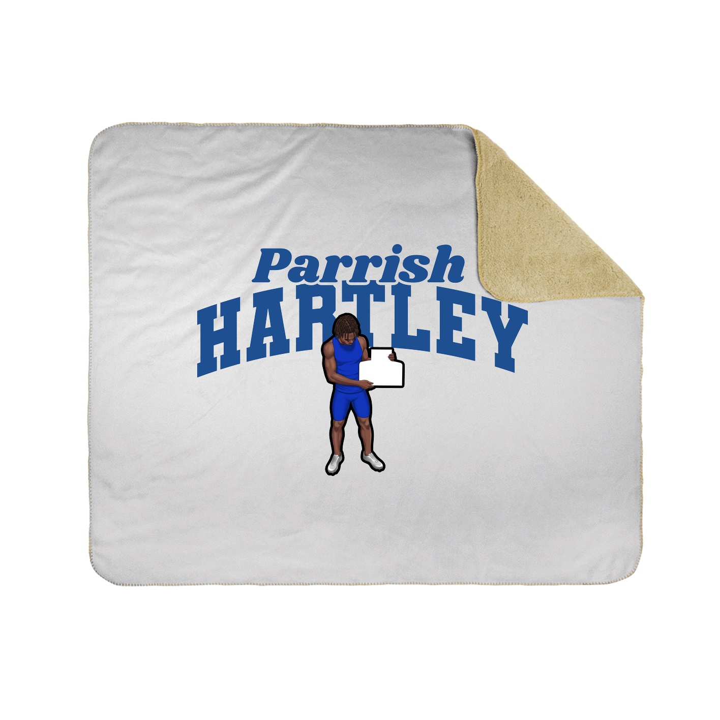 Throw Blanket — Signature Arch in White