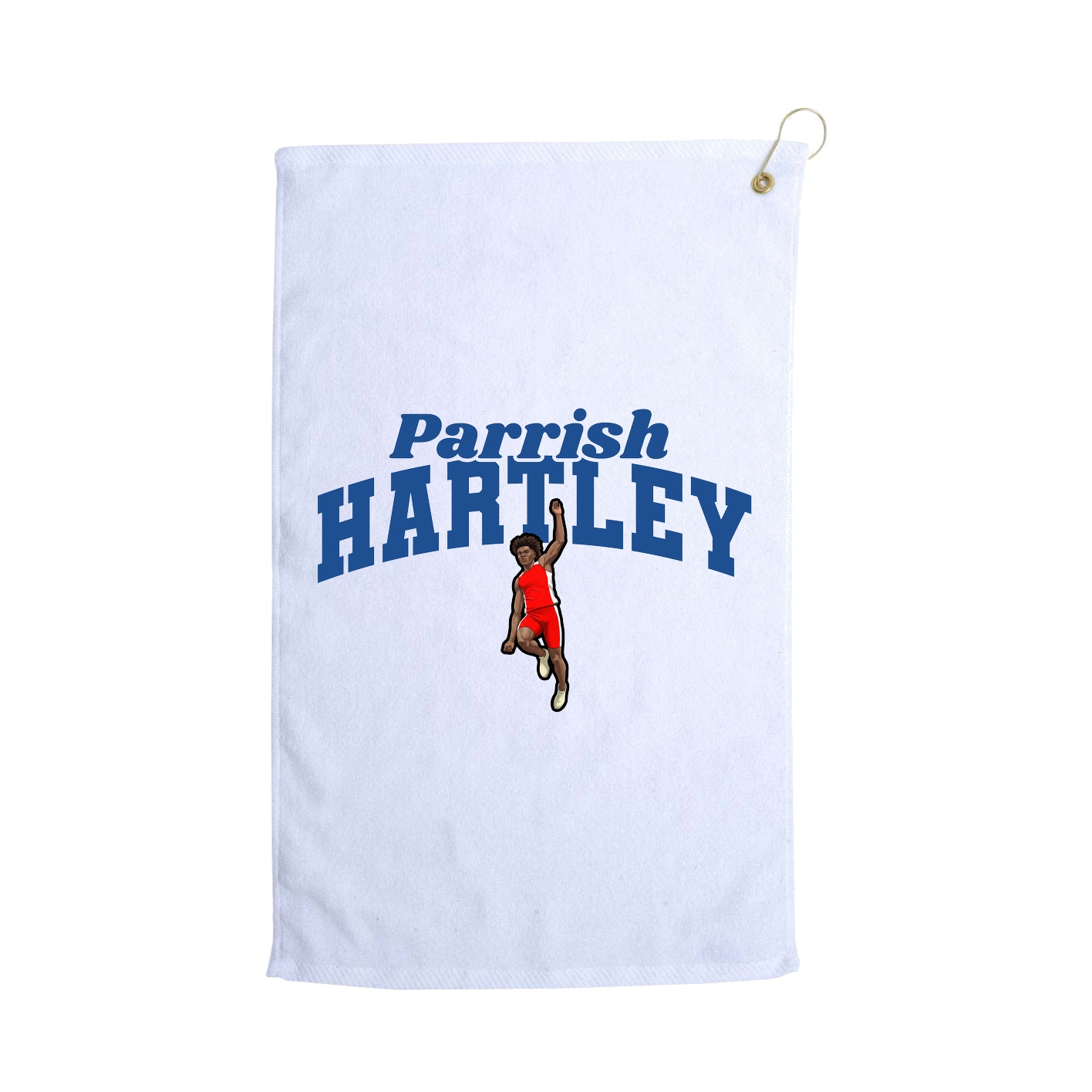 Golf Towel — Signature Arch in White
