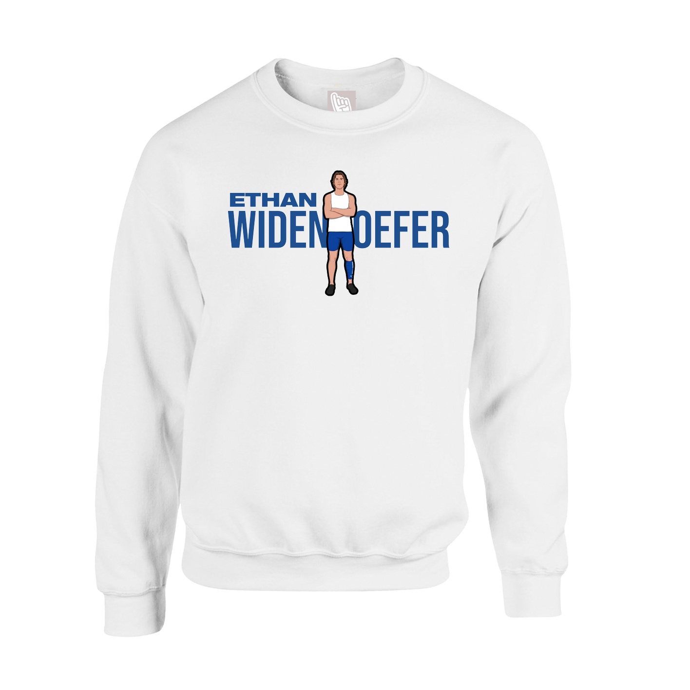 Fleece Crew — Player Name in White