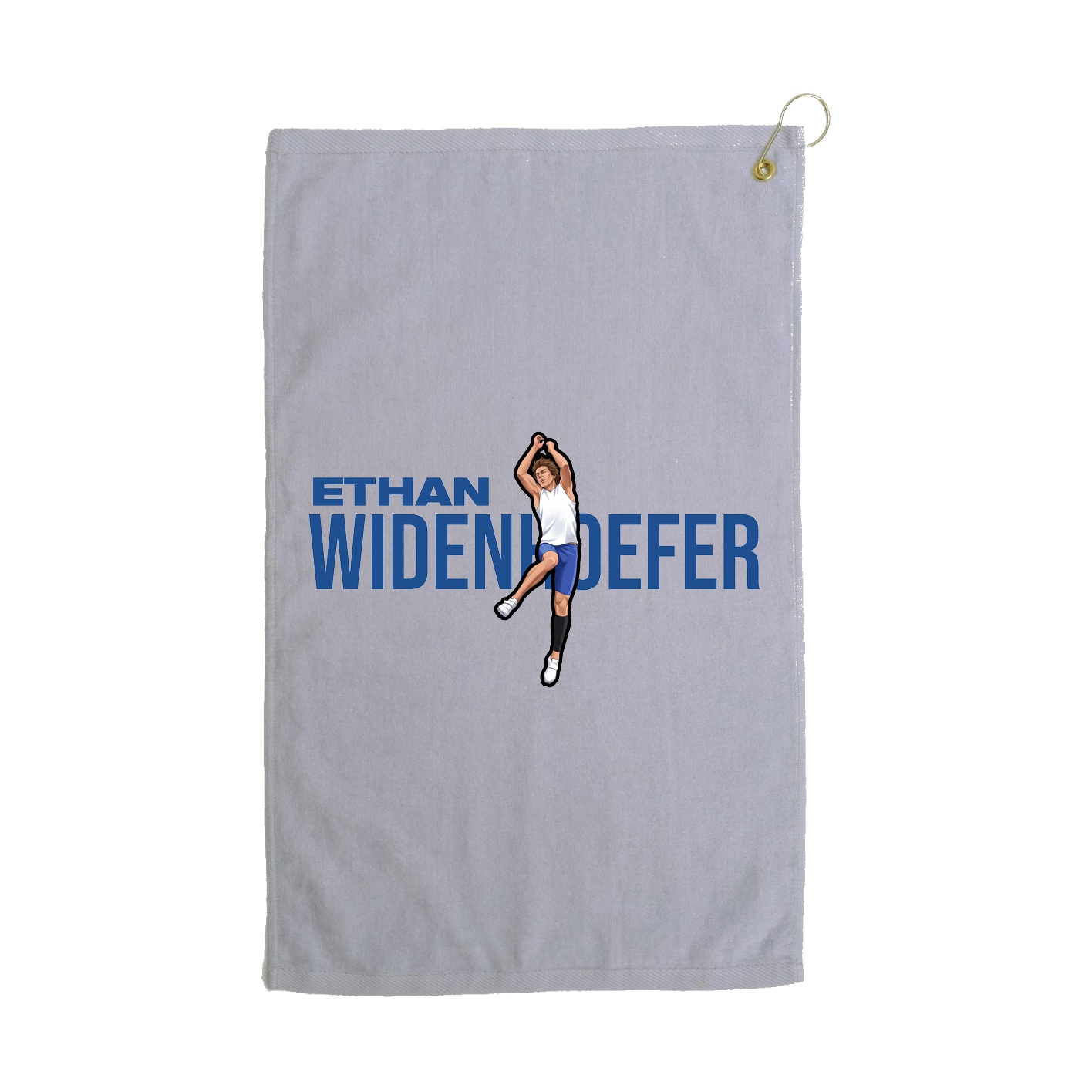 Golf Towel — Player Name in Grey