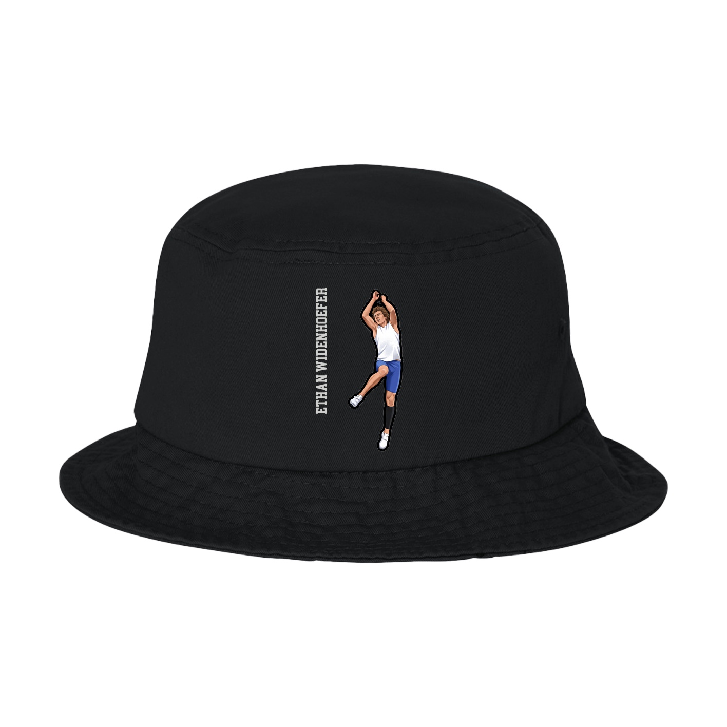 Bucket Cap — Name Vertical in Black
