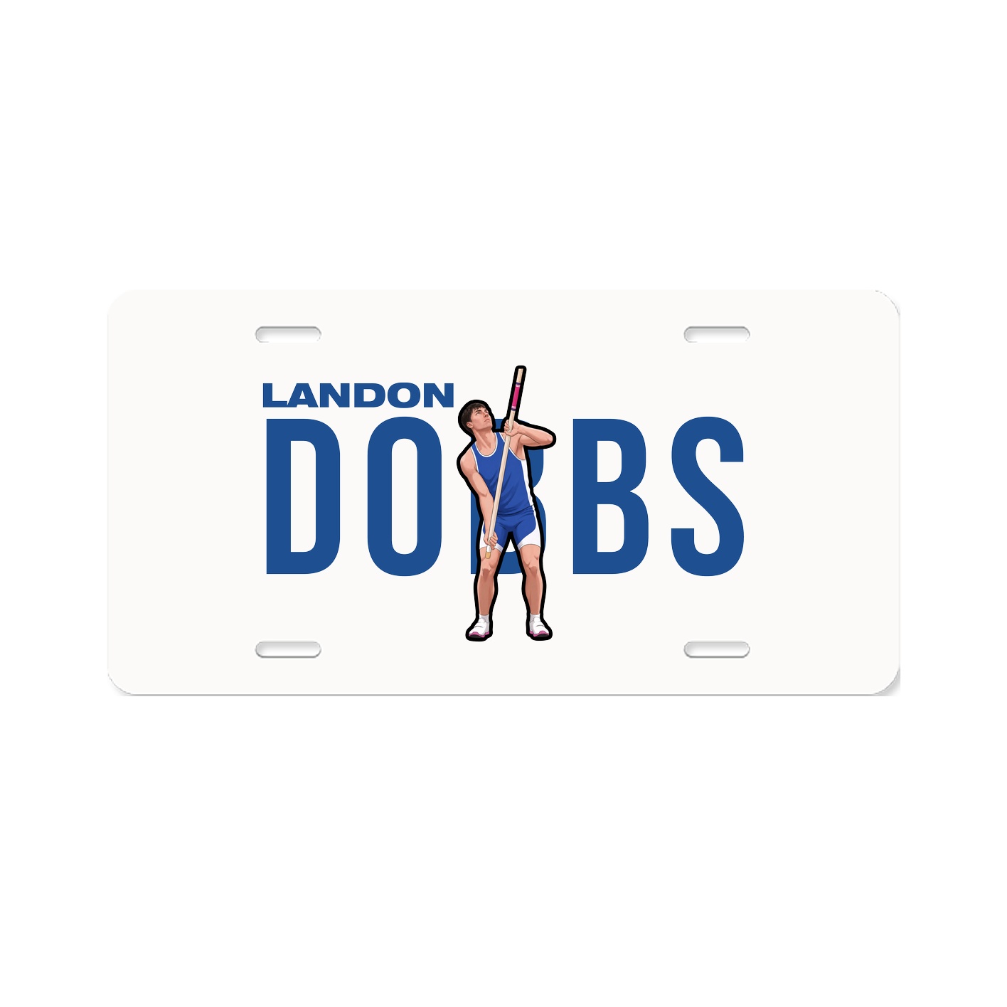 License Plate — Player Name in Classic