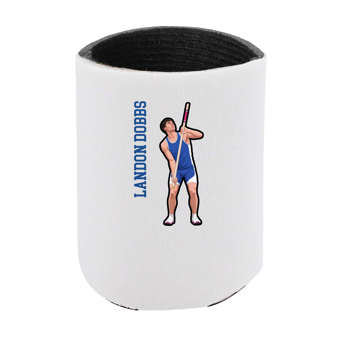 Can Holder — Name Vertical in White