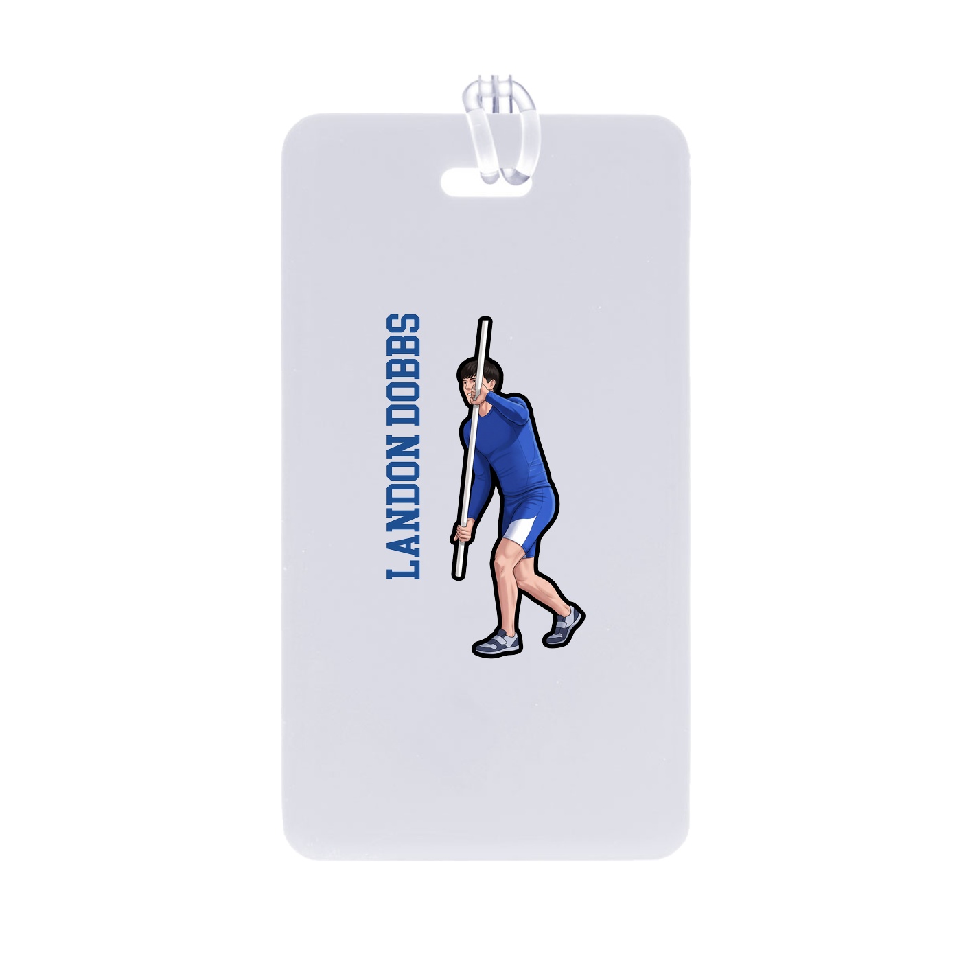 Bag Tag — Name Vertical in Classic