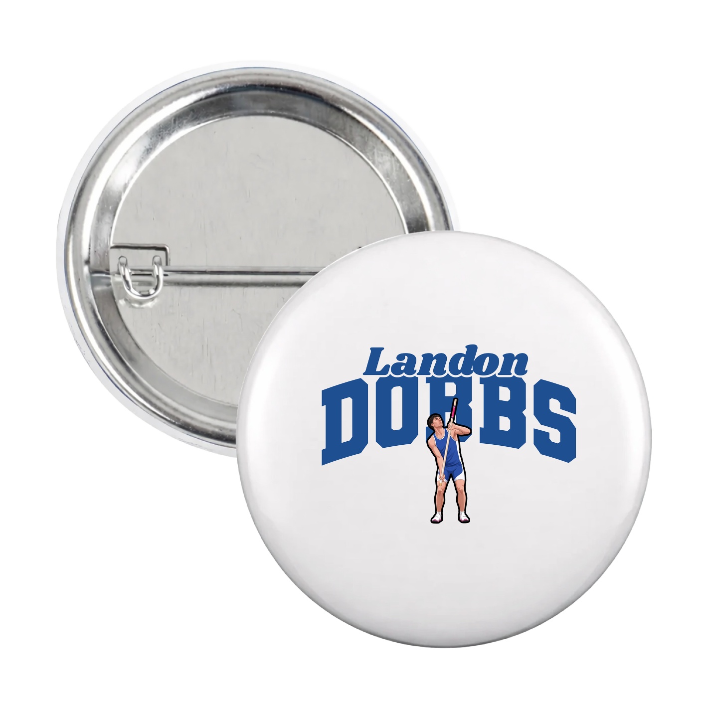 Game Day Button — Signature Arch in White
