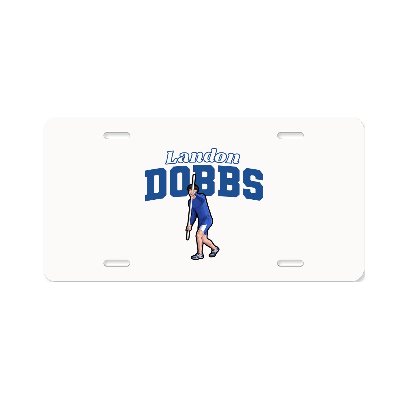 License Plate — Name Arch in Classic