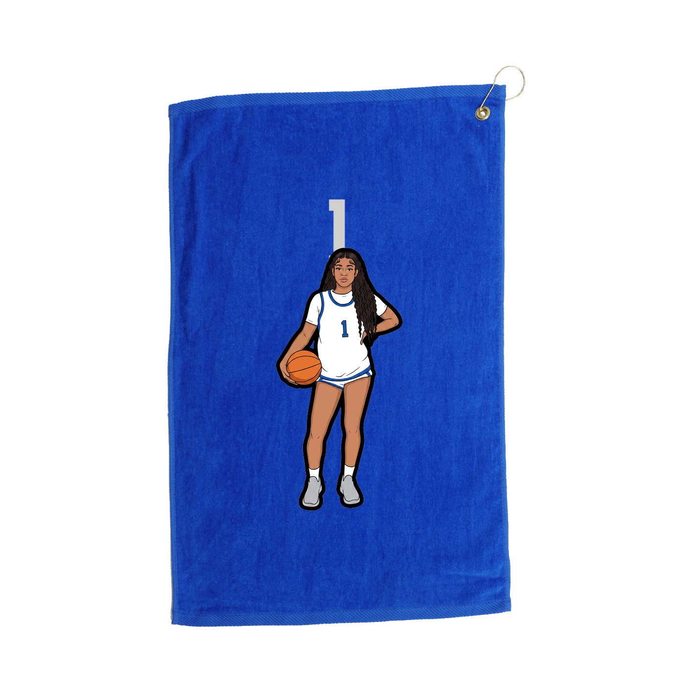 Golf Towel — Number Top in Royal