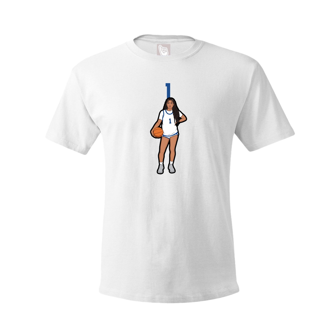 Tee — Number Top in White
