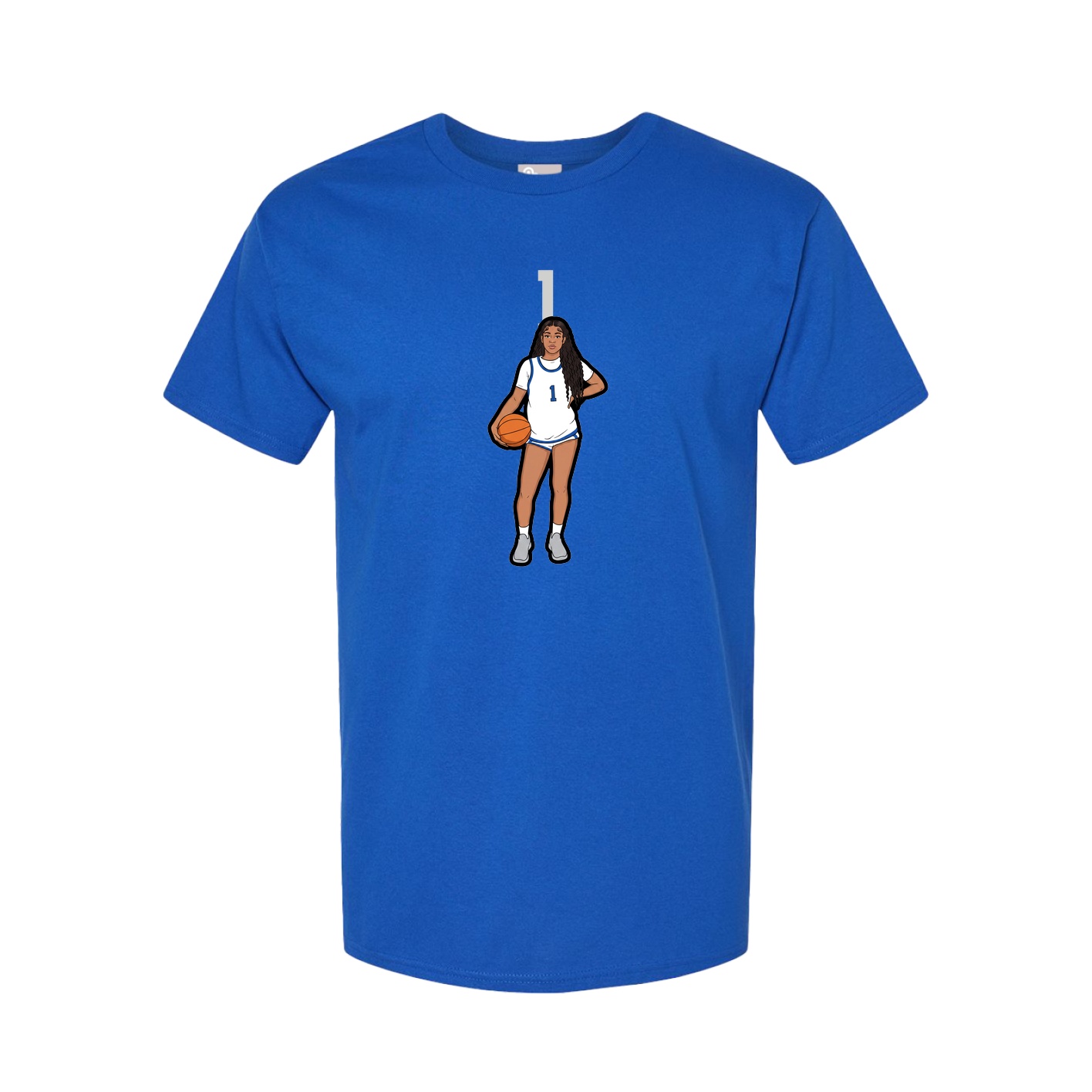 Youth Tee — Number Top in Royal