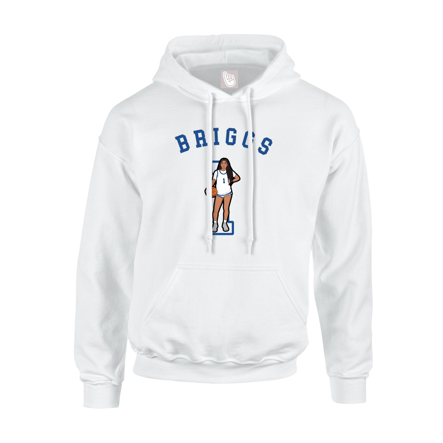 Hoodie — Shirsey Arch in White