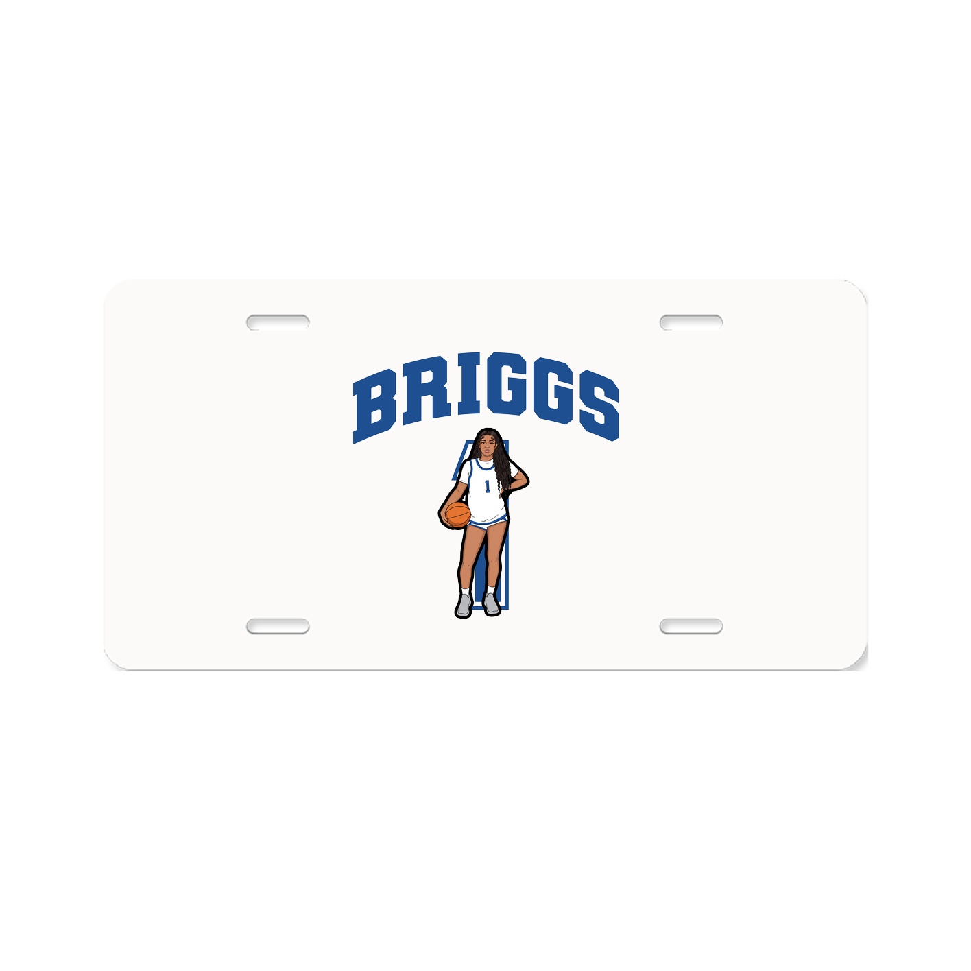 License Plate — Number in Classic