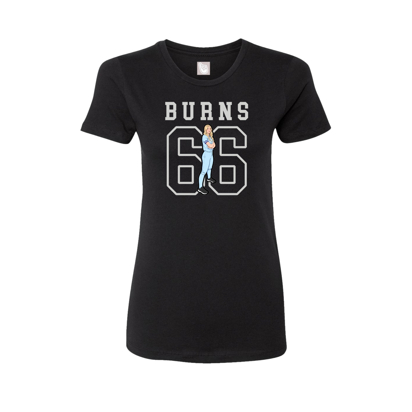 Fitted Women's Tee — Shirsey in Black