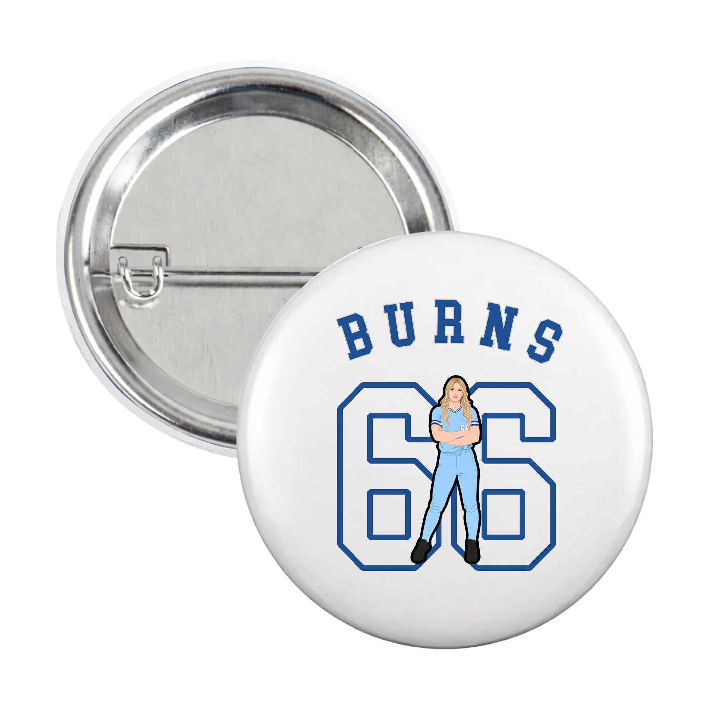 Game Day Button — Shirsey Arch in White