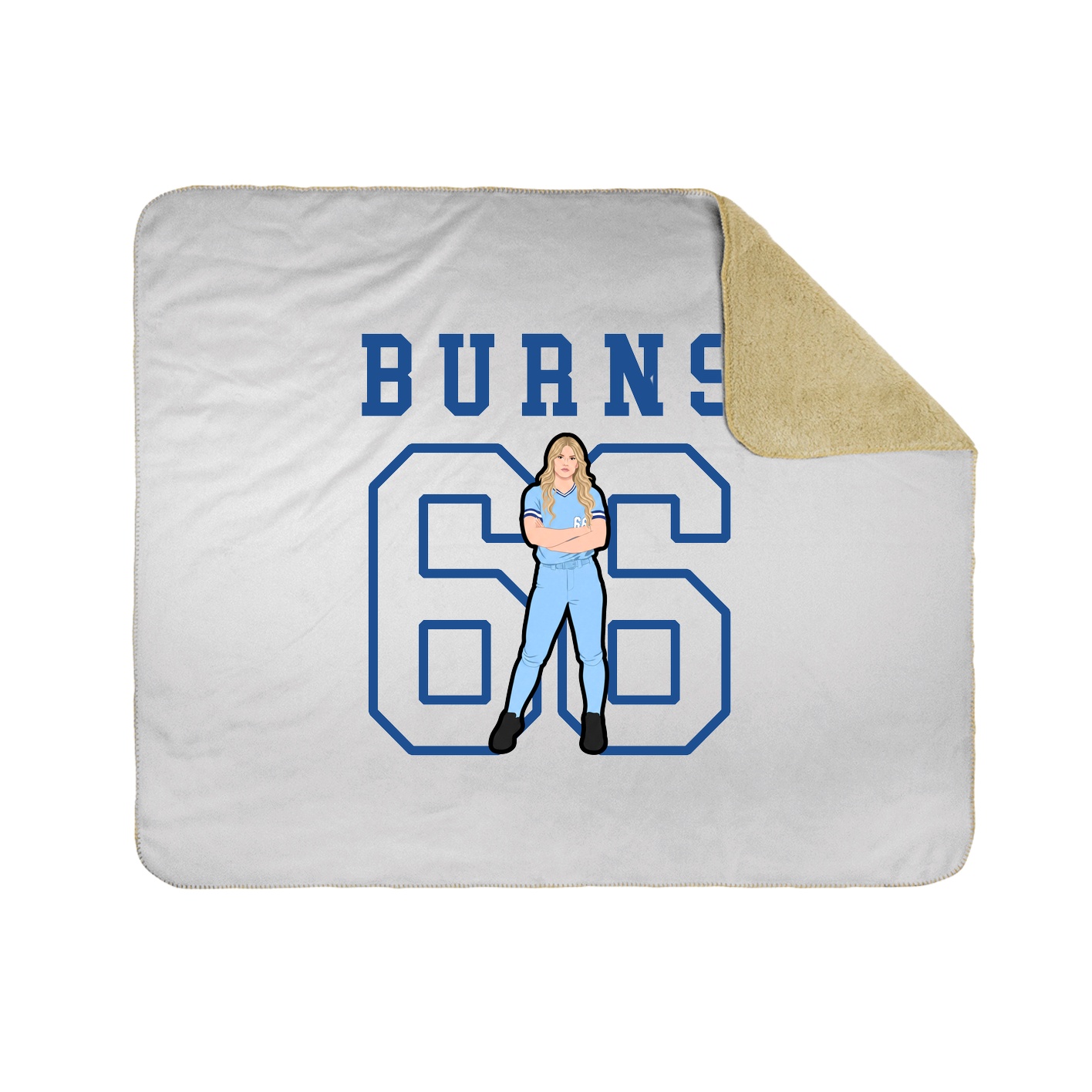 Throw Blanket — Shirsey in White